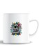 Premium Quality Two Sided Printed Coffee Mug Tea Cup Stay Positive Make It Happen For Home Office, Kids Men Women