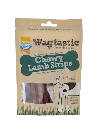 Wagtastic Lamb Strips 80g