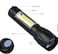 Rechargeable Flashlight Green Plastic Box
