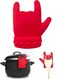 Finger Shaped Spoon Rest Kitchen Tool, Practical Cooking Spoon Rest for Pots and Pans, Block Overflow Lid Lifter, Cute Kitchen Accessories, Cool Gadgets for Cooking Lovers
