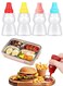 PCS 25 Ml Bear Shaped Mini Ketchup Bottle For Lunch Box, Liquids, Sauces Syrup