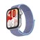 Replacement Strap For Huawei Watch Fit 3 Nylon Loop Hook and Loop Fastener Watch Band(Sky Blue)