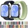 Replacement Strap For Huawei Watch Fit 3 Nylon Loop Hook and Loop Fastener Watch Band(Sky Blue)