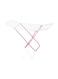 Cloth Dryer Rack Red/White 18meter