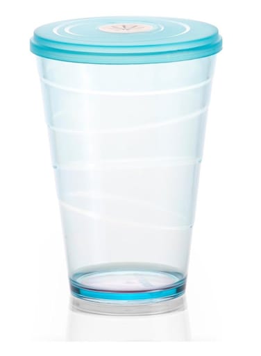 Cup with Lid 400 Ml, Blue Mydrink