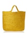 Ayra Ethnic Jute Tote Bag, Yellow, L