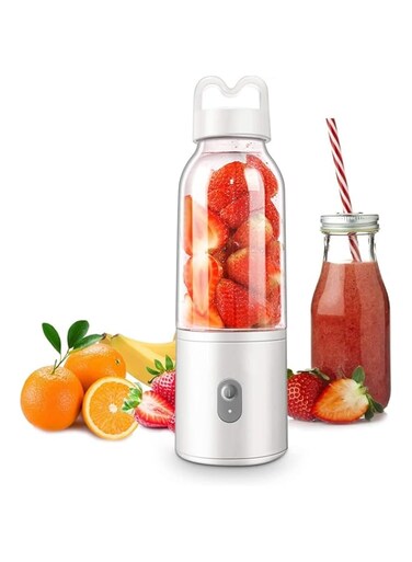 Arabest Personal Blender for Shakes and Smoothies,Portable Blender with 3D 6 Blades,smoothie Blender Rechargeable USB Blender for Home,Travel Outdoors (White)