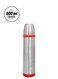 Stainless Steel Flask 20 ounce Silver/Red 1000.0ml