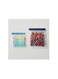 Resealable bag, patterned/blue, 1/0.4 l