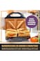 Non-stick Sandwich Maker &ndash; Compact Electric Toaster Grill, Fast Heat, Cool Handle, Easy Clean