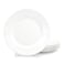 Cuisine Art Opal Glass Dinner Plate 25 cm, White (Set of 6)   Lightweight Durable Dining Plate for Everyday Meals Stackable Table Serving Plate for Home Kitchen Restaurant Use