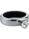 Alessi"Noe" Drop Ring in 18/10 Stainless Steel And Thermoplastic Resin Felt Lining, Silver