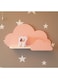 Cloud Wall Shelves for Nursery  Floating Shelf   Baby Room Decor   Nursery Room Decoration   Kids Room Wall Decor   Gift Set (Soft Pink), Set of 2, 15.75D x 4.33W x 8.27H in