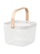 RISATORP Storage Basket (White, 25 x 26 x 18cm)