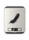 Care Digital Food Scale, High Precision Kitchen Scale, Measures in Grams and Ounces for Cooking and Baking, 5 Units with Tare Function, Stainless Surface (Batteries Included) - Silver