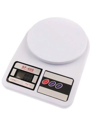 Dubai Gallery Electronic Kitchen Weighing Scale White AMZ-N29902864A