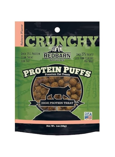 Redbarn Pet Products Red Barn Protein Puffs Salmon for Cat 1oz