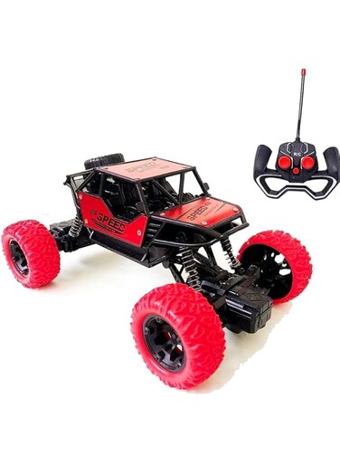 TOY GARDEN RC Off-Road Monster 4x4 Truck,Ultimate RC Adventure Radio Controlled Car for Kids, Educational and Boost Learning and Motor Skills with Endless Fun, Kids for Boys and Girls (RED)