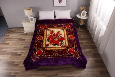 STARGOLD Double Ply Premium Cloudy Blanket Made by 100% Polyester SPUN YARN Obtained From Virgin Polyester 220X240CM 10LBS