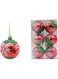 FEZEY 6Pcs Christmas Ball Ornaments (6.5Cm) Shatterproof Christmas tree Snow Flake hanging shiny party festive snow glitter Xmas decorations baubles