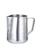 Steel Milk Frother Pitcher Silver 0.35Liters