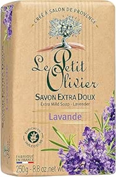 Le Petit Olivier Extra Mild Soap with Lavender for Gentle Cleansing - 250 g