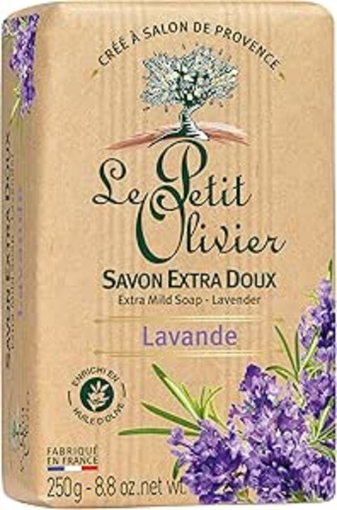Le Petit Olivier Extra Mild Soap with Lavender for Gentle Cleansing - 250 g