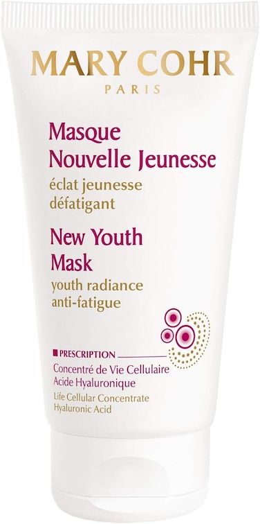 Mary Cohr New Youth Face Mask, Rich In Cellular Life Concentrate, Reduces Wrinkles, Smoothes Skin And Erases Signs Of Fatigue, 50ml