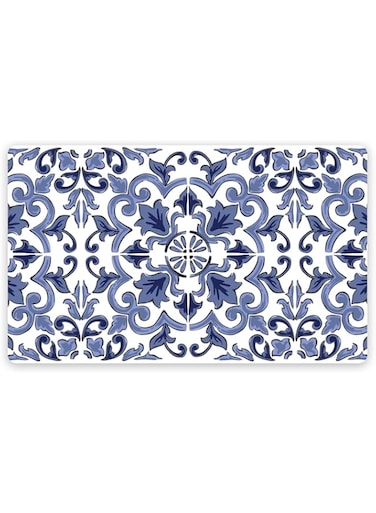Tarhong Canyon Clay Pet Placemat, Indigo, 11.5" x 19