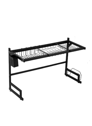 Kitchen Sink Double Drain Storage Rack 85cm