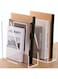 SANRUI Magazine File Holder Rack Organizer Desk Organizer Clear Acrylic Vertical 2-Pack