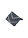 130 x 160 cm Pastel Cotton Throw Blanket in Charcoal Grey 400GSM with Boho Geometric Tufting and Corner Tassels for Couch Sofa and Bed Runner