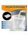10 Pack Reusable 100 Mesh Fine Bag Nut Milk Nylon Strainer for Straining FruitJuice Apple Grape Press NutMilk Yogrut Doufu Almond Coffee with Drawstring 20x30cm