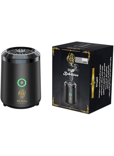 Arabic Incense Electric Oud Bukhoor Incense Burner Aroma Diffuser Car Bakhoor Burner, Muslim Oud Burner Rechargeable Car Bakhoor, Arab Bukhoor, Home, Guest House, Desert Camping, Travel and Great Gift