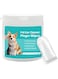 Jiashuiwin Dog Ear Cleaner Finger Wipes, Grooming Kit Care for Dogs and Cats Regular Soothing Odor Control Reduce Dirt Wax Build Up Pet Supplies Easy to Use Fresh Coconut Scent, 60 Count