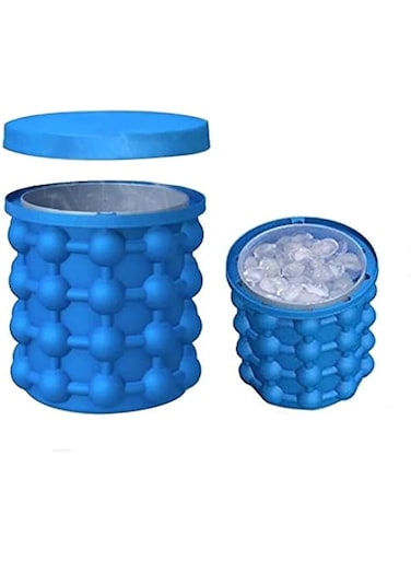 NICO SEE WONDER 13X12cm Ice Cube Maker Revolutionary Space Saving Silicone Trays Mold Kitchen Tools Ice Cube Maker