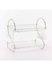 Biella&trade; Dish Drying Rack, 2 Tier Dish Rack with Utensil Holder, Cutting Board Holder and Dish Drainer for Kitchen Countertop, Plated Chrome Dish Dryer Silver