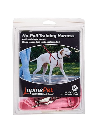 Lupine No Pull Harness 16-26, Pink, 3/4 Inch