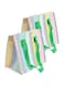 Ikea FLADDRIG Small Lunch Bags with Handles, Multicolour, Striped, 25 x 16 x 27 cm - Set of 2