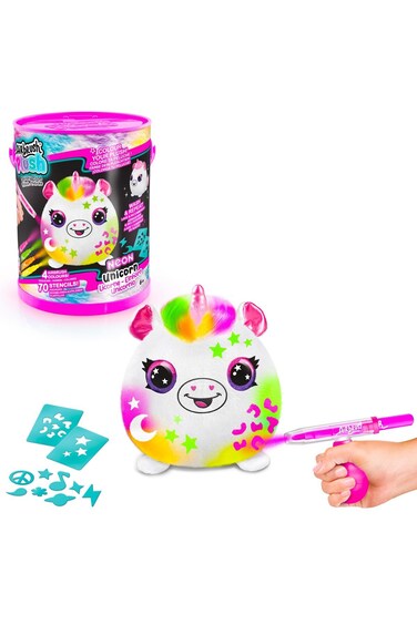 Airbrush Plush Neon Squish Pals Paint Can AIR022/71591