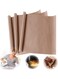 3Pcs Oven Grill Mat Teflon Sheet,Heat Press Transfer,Non-Stick Paper Reusable Heat Resistant Craft Mat, High-temperature oven Mat food-grade Baking Cloth Nonstick Oilcloth,33x40cm