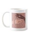Piece Peace Sign Printed Coffee Mug White/Beige/Brown