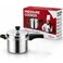 7.5L Aluminum Pressure Cooker with Safety Valve, Fast Cooking, Durable, Induction Base Compatible