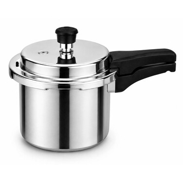 7.5L Aluminum Pressure Cooker with Safety Valve, Fast Cooking, Durable, Induction Base Compatible