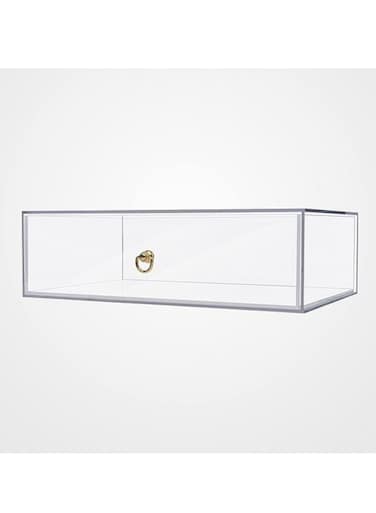 Planet 1-Level Acrylic Storage Organizer Drawers for Jewelry, Makeup, Hair Accessories, Cosmetics, Sunglasses, and Toiletries - Extra Large Size