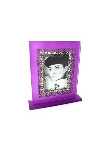 Purple Rectangular Photo Frame – Stylish Home Décor for Pictures, Portraits & Memories