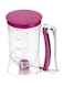 Batter Dispenser Clear/Pink 20x12x22cm
