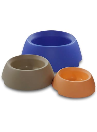 MP Bergamo Dora Food Bowl for Cats and Dogs, 0.3 Liter Capacity, Multicolor
