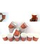 SAQOPACK 250-Piece (5 SETTS-Very small Cups) Paper Kahwa Cups 2.5oz-Disposable Tea Cups and Cawa cups