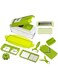 Dubai Gallery 11-Piece Fruit And Vegetable Chopper And Slicer Set Green AMZ-N14347681A
